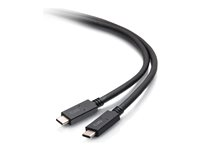 C2G 6ft (1.8m) USB-C Male to USB-C Male Cable (20V 5A) - USB 3.2 Gen 1 (5Gbps) - USB-kabel - USB-C (hann) til USB-C (hann) - USB 3.2 Gen 1 - 20 V - 5 A - 1.8 m - svart C2G28882