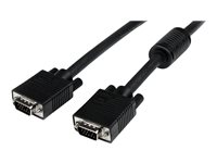StarTech.com 5m Coax High Resolution Monitor VGA Video Cable HD15 M/M - VGA-kabel - HD-15 (VGA) (hann) til HD-15 (VGA) (hann) - 5 m - formstøpt - svart MXTMMHQ5M