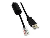 StarTech.com 6 ft Smart UPS Replacement USB Cable AP9827 - USB cable - USB (M) to RJ-45 (10 pin) (M) - 6 ft - black - USBUPS06 - USB-kabel - USB (hann) til RJ-45 (10-kontakts) (hann) - 1.8 m - svart USBUPS06