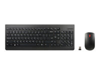 Lenovo Essential Wireless Combo - Tastatur- og mussett - trådløs - 2.4 GHz - Nordisk 4X30M39504