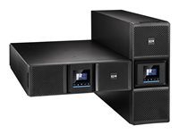 Eaton 9SX Gen2 9SX6KIRT3UG2 - UPS (kan monteres i rack) - AC 200/208/220/230/240/250 V - 6000 watt - 6000 VA - enkeltfase - 5 Ah - RS-232, USB - utgangskontakter: 12 - PFC - 3U - 19" - svart 9SX6KIRT3UG2