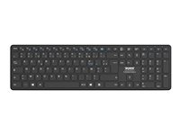 PORT Connect OFFICE PRO - Tastatur - ladbar - trådløs - Bluetooth - QWERTY - Nordisk 900903RNO