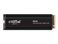 Crucial P310 - SSD - 2 TB - intern - M.2 2280 - PCIe 4.0 x4 (NVMe) - integrert kjøle CT2000P310SSD5