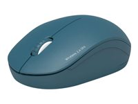 PORT Connect Collection - Mus - høyre- og venstrehåndet - optisk - 3 knapper - trådløs - 2.4 GHz - USB / USB-C trådløs mottaker - saphir 900545