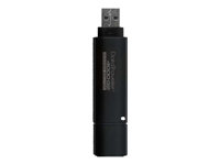 Kingston DataTraveler 4000 G2 Management Ready - USB-flashstasjon - kryptert - FIPS 140-2 Level 3 - 64 GB - USB 3.0 - TAA-samsvar DT4000G2DM/64GB