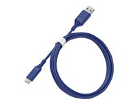 OtterBox Standard - USB-kabel - USB-C (hann) til USB (hann) - USB 2.0 - 3 A - 1 m - koboltblå 78-52662