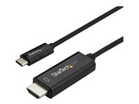 StarTech.com 10ft (3m) USB C to HDMI Cable, 4K 60Hz USB Type C to HDMI 2.0 Video Adapter Cable, Thunderbolt 3 Compatible, Laptop to HDMI Monitor/Display, DP 1.2 Alt Mode HBR2 Cable, Black - 4K USB-C Video Cable (CDP2HD3MBNL) - Adapterkabel - USB-C hann til HDMI hann - 3 m - svart - støtte for 4K 60 Hz (3840 x 2160) - for P/N: TB4CDOCK CDP2HD3MBNL