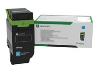 Lexmark - Cyan - original - boks - tonerpatron LCCP, LRP - for Lexmark CS632dwe, CX635adwe 75M2XC0