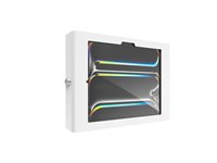 Compulocks iPad Pro M4 11" (2024), Apex Secured Enclosure Wall Mount - Innhegning - for nettbrett - glassmontering, plass - låsbar - høyverdig aluminium - hvit - skjermstørrelse: 11" - monteringsgrensesnitt: 100 x 100 mm - veggmonterbar 11PAPX4W