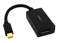 StarTech.com Mini DisplayPort to HDMI Adapter - 1080p - Thunderbolt Compatible - Mini DP Converter for HDMI Display or Monitor (MDP2HDMI) - Video adapter - Mini DisplayPort hann til HDMI hunn - 76.2 mm - svart - for P/N: DP2MDPMF3, DP2MDPMF6IN MDP2HDMI