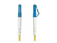 StarTech.com 2m (6.6ft) LC to SC (UPC) OS2 Single Mode Simplex Fiber Optic Cable, 9/125µm, Laser Optimized, 40G/100G, Bend Insensitive, Low Insertion Loss - LSZH Fiber Patch Cord (SPSMLCSC-OS2-2M) - Koblingskabel - LC/UPC-enkeltmodus (hann) til SC/UPC-enkeltmodus (hann) - 2 m - 2 m - 2 mm - fiberoptisk - simpleks - 9 / 125 micron - OS1/OS2 - halogenfri, passiv, toretnings - gul SPSMLCSC-OS2-2M
