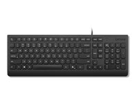 Lenovo Essential - Tastatur - USB - QWERTY - Nordisk - svart - brun boks 4Y41R64681