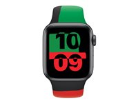 Apple - Bånd for smart armbåndsur - Normal størrelse - Black Unity - for Watch Hermès Series 7, Hermès Series 9, SE 3, Series 10, Series 11, Series 8, Series 9 MJ4V3ZM/A
