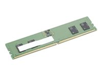 Lenovo - DDR5 - modul - 8 GB - DIMM 288-pin - 4800 MT/s - ikke-bufret - grønn - for ThinkStation P2 30FR; P3 30GS 4X71N34263