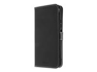 Insmat - Lommebok for mobiltelefon - ekte skinn, kartong+papir, polykarbonat, bomullssting - for Xiaomi Redmi 13C 650-3242