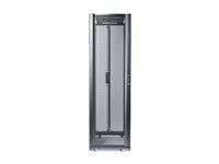 APC NetShelter SX Enclosure with Roof and Sides - Rack - svart - 48U - 19" - TAA-samsvar - for P/N: SMT2200I2U-BR, SRT1000XLA, SRT1500XLA, SRT2200XLA, SRT3000XLA, SRT3000XLAUS AR3307