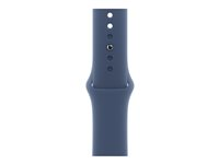 Apple - Klokkestropp for smart armbåndsur - 40mm - M/L-størrelse - denim MYJ23ZM/A