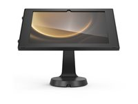 Compulocks Galaxy Tab S9+/S9FE+ 12.4" Apex Enclosure Mast Counter Stand - Monteringssett (hus, stativ) - for nettbrett - låsbar - metall - svart - skjermstørrelse: 12.4" - skranke - for Samsung Galaxy Tab S9 FE+ (12.4 tommer), Tab S9+ (12.4 tommer) 333B124GAPXB