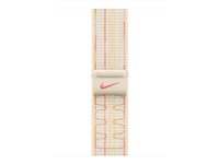 Apple Nike - Sløyfe for smart armbåndsur - 42mm - 130 - 190 mm - stjernelys/rosa MYJC3ZM/A