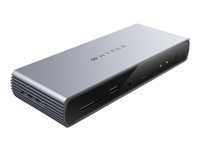 Targus HyperDrive 11-in-1 - Dokkingstasjon - for bærbar - USB-C / Thunderbolt 4 - 11-slot - HDMI, 2 x Thunderbolt - 2.5GbE HDTB4D-EU