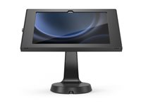 Compulocks Galaxy Tab S9/S9FE 10.9" Apex Enclosure Mast Counter Stand - Monteringssett (hus, mastestativ) - for nettbrett - låsbar - metallramme - svart - skjermstørrelse: 10.9" - skranke - for Samsung Galaxy Tab S10 FE, Tab S10 Lite, Tab S11, Tab S9, Tab S9 FE 333B109GAPXB