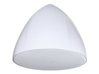 Crestron Saros PDS8T - Subbasshøyttaler - for høyttaleranlegg - 100 watt - 8" - teksturhvitt (grillfarge - teksturhvitt) SAROS PDS8T-W-T-EACH