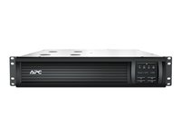 APC Smart-UPS 1500 - UPS (kan monteres i rack) - AC 120 V - 1000 watt - 1440 VA - enkeltfase - USB, serial - utgangskontakter: 6 - 2U - svart - TAA-samsvar SMT1500RMX93