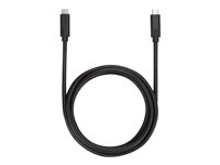 Targus - USB-kabel - USB-C (hann) til USB-C (hann) - 2 m - up to 5 Gbps data transfer rate - svart ACC928GLX