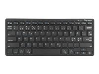 Targus Multi-Platform - Tastatur - trådløs - Bluetooth 3.0 - QWERTY - Nordisk - svart - B2B AKB55NO