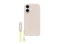 Beats - Baksidedeksel for mobiltelefon - med stativ og kamerakontroll - MagSafe-samsvar - polykarbonat - kalkstein - for iPhone 17 MGTL4LL/A