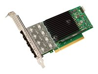 Intel Ethernet Network Adapter E810-XXVDA4 - Nettverksadapter - PCIe 4.0 x16 lav profil - 10/25 Gigabit SFP28 x 4 E810XXVDA4LG1P5