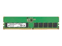 Micron - DDR5 - modul - 16 GB - DIMM 288-pin - 5600 MHz / PC5-44800 - CL46 - ikke-bufret - ECC MTC10C1084S1EC56BD1R