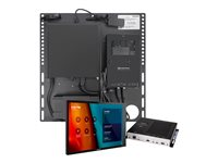 Crestron Flex UC-CX100-T-WM - For Microsoft Teams - Integrator Kit - videokonferansesett (berøringsskjermkonsoll, mini-PC, sender) - svart - med Wall Mounted Control Interface - power adapter included UC-CX100-T-WM