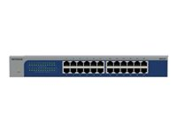 NETGEAR GS524v3 - Switch - 24 x 10/100/1000 - rackmonterbar, veggmonterbar GS524-300EUS