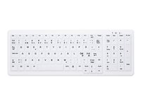 Active Key MedicalKey AK-C7000 - Tastatur - trådløs - 2.4 GHz - Nordisk - hvit AK-C7000F-FU1-W/NOR