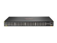 HPE Aruba Networking CX 6200F 48G 4SFP Switch - Switch - Max. Stacking Distance 10 km - L3 - Styrt - 48 x 10/100/1000 + 4 x 100/1000 SFP - front og side til bakside - rackmonterbar S0M83A#ABB