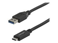 StarTech.com 3 ft 1m USB to USB C Cable - USB 3.1 10Gpbs - USB-IF Certified (USB31AC1M) - USB-kabel - USB-C (hann) til USB-type A (hann) - USB 3.1 - 1 m - svart - for P/N: DKM30CHDPD, DKM30CHDPDUE, HB31C2A2CME, HB31C3A1CME, PEXUSB312A1C1H, PEXUSB312A2C2V USB31AC1M