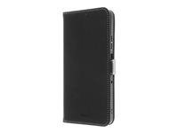Insmat - Lommebok for mobiltelefon - ekte skinn, kartong+papir+aluminiumsfolie, polykarbonat - for Motorola Moto G75 650-3308