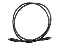 Targus - USB-kabel - USB-C (hann) til USB-C (hann) - USB 3.1 Gen 2 - 5 A - 1 m - reversibel C-kontakt, 4K-støtte - svart ACC927EU