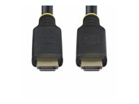 StarTech.com 15m (49.2ft) Active High Speed HDMI Cable, 4K60Hz - High Speed - HDMI-kabel med Ethernet - HDMI hann til HDMI hann - 15 m - skjermet - svart - aktiv, 2K 144Hz støtte, 4K60Hz UHD-støtte, HDR10-støtte HDMI2-CABLE-4K60-15M