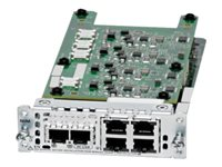 Cisco Network Interface Module - Utvidelsesmodul - FXS/DID x 2 + FXO x 4 - oppusset - for Cisco 4451-X; Integrated Services Router 4221, 4321, 4331, 4351, 4431 NIM-2FXS/4FXOP-RF