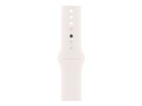 Apple - Klokkestropp for smart armbåndsur - 46mm - S/M-størrelse - lys blush - for Watch Hermès Series 9, SE 3, Series 10, Series 11, Series 8, Series 9, Ultra 2, Ultra 3 MXM83ZM/A