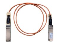 Cisco Direct-Attach Active Optical Cable - Nettverkskabel - QSFP+ til QSFP+ - 10 m - 10 m - fiberoptisk - SFF-8436 - aktiv - beige - for Nexus 3172PQ, 3172PQ-XL, 3172TQ, 6001, 6001P, 6001T, 6004, 6004 24, 6004EF, 6004X QSFP-H40G-AOC10M=