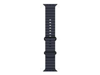 Apple - Bånd for smart armbåndsur - 49 mm, svart titanfinish - 130 - 200 mm - marineblå MYPA3ZM/A